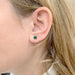 Boucles d'oreilles Boucles d'oreilles or blanc émeraudes. 58 Facettes 32093