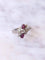 Bague de fiançailles Vintage or, rubis, et diamants 58 Facettes
