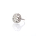 Ring 54 Art Deco style ring Platinum Diamonds 58 Facettes 25363 25309