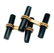 Cufflinks Van Cleef & Arpels cufflinks in yellow gold and onyx. 58 Facettes 31016