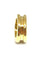 Bague Bague or jaune saphir ovale et diamants baguettes 58 Facettes
