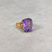 Ring Ring in yellow gold and Amethyst 58 Facettes 18690