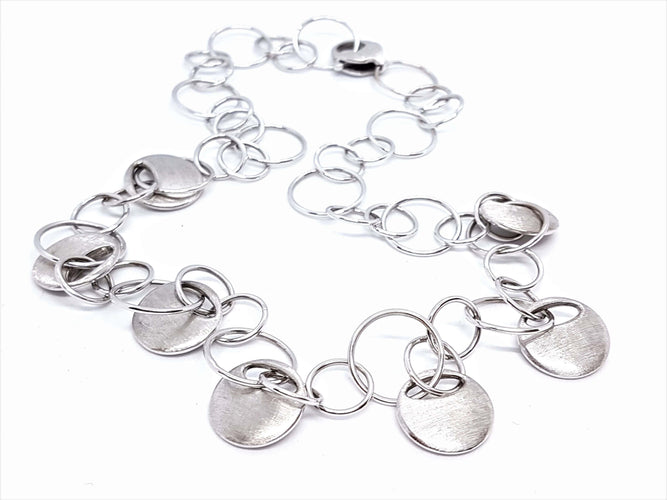 Collier Collier Or blanc 58 Facettes 06248CD