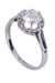 Ring 54 SOLITAIRE RING old diamond 58 Facettes 076701