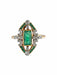 Ring 52.5 Old Emeralds Diamond Ring 58 Facettes