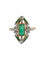 Bague 52.5 Bague Ancienne Emeraudes Diamants 58 Facettes