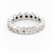 Bague 47 Bague Alliance Or blanc Diamant 58 Facettes 1740946CN