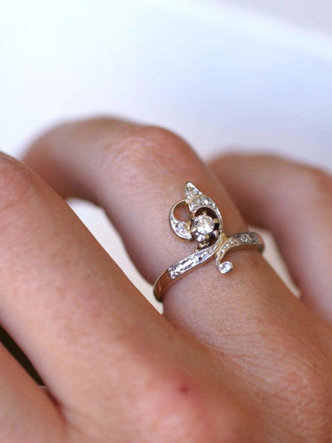 Bague Duchesse Belle Epoque diamants 58 Facettes