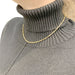 Yellow gold Poiray Chain Necklace. 58 Facettes 32429