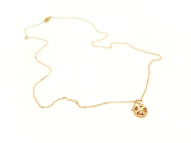 Collier Collier Or rose Diamant 58 Facettes 579085RV