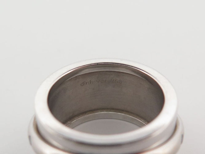 Bague 52 bague DINH VAN ariane gm t52 or blanc 18k 17gr diamants 58 Facettes 250435