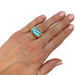 Ring 52 Fred ring in yellow gold and blue topaz. 58 Facettes 31359
