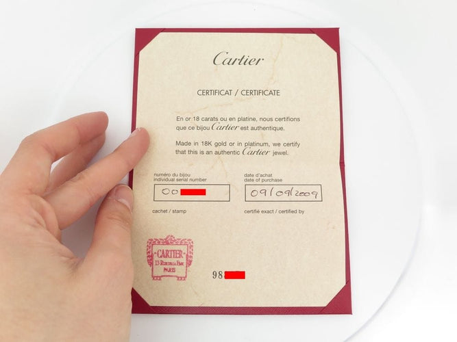 Bague 51 CARTIER - Bague "Etincelle" Or Blanc & Diamants 58 Facettes 249802