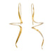 Earrings H.Stern earrings, "Oscar Niemeyer", matte yellow gold. 58 Facettes 33588