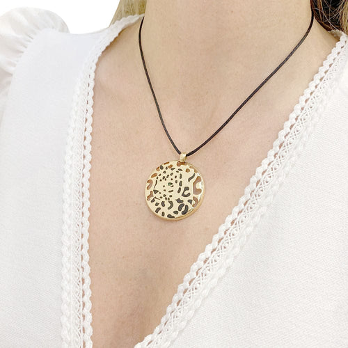 Pendentif Pendentif Cartier, "Cartier Sauvage", en or jaune, émail et tsavorite. 58 Facettes 33066