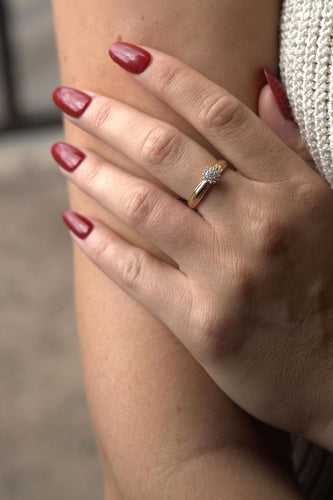 Bague 52 Bague or jaune Diamant 58 Facettes 2396347CN