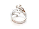 Bague 56 Bague Or blanc Diamant 58 Facettes 06357CD
