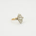 Ring Old marquise diamond paving ring 58 Facettes