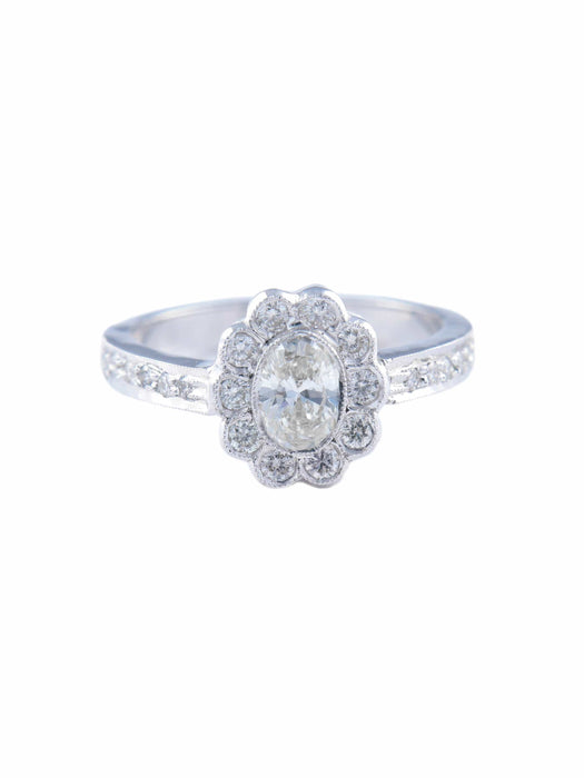 Bague 53 Bague Flora Diamants 58 Facettes