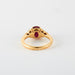 Ring 57.5 Yellow Gold Burmese Ruby & Diamond Ring 58 Facettes