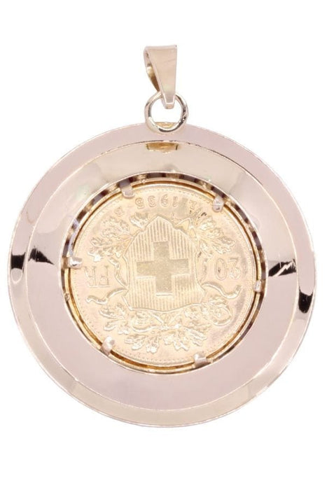 Pendentif PENDENTIF 20 FRANCS SUISSE RUBIS 58 Facettes 075341