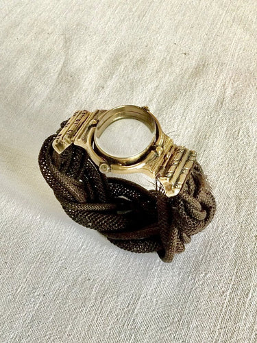 Bracelet Bracelet En Cheveux Et Vermeil 58 Facettes