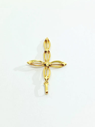 Pendentif Pendentif Croix Or jaune 58 Facettes