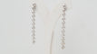 Boucles d'oreilles 5cm Boucles d'oreilles pendantes Or blanc Diamants 58 Facettes 32255