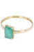 Ring 54 MODERN EMERALD RING 58 Facettes 074121