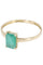 Bague 54 BAGUE MODERNE ÉMERAUDE 58 Facettes 074121