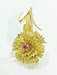 Brooch Flower Brooch In Gold And Pink Sapphire 58 Facettes 2933/1