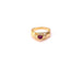 Bague 54 Bague jonc rubis et diamants 58 Facettes RA/599.3