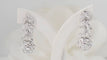 Boucles d'oreilles Pendantes en or blanc, diamants 58 Facettes 32070