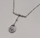 Necklace Belle Epoque necklace gold, platinum and diamonds 58 Facettes