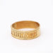 Pre-owned 56 Alliance Roman Numerals Ring in 18-karat gold 58 Facettes E360333A