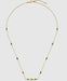 GUCCI Necklace - GUCCI LINK TO LOVE NECKLACE WITH TOURMALINE BAGUETTE CUT 58 Facettes YBB702394002