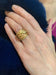 Bague Bague Vintage Tressée Or Jaune Et Or Rose 58 Facettes B310