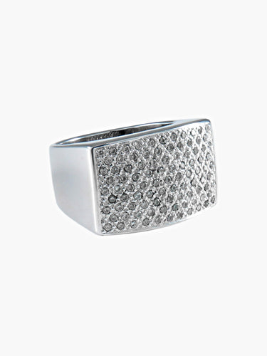 Bague 56 Bague Pavage Diamants 58 Facettes