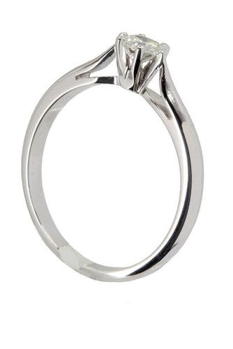 Bague SOLITAIRE MODERNE 0.30 CARAT 58 Facettes 040451