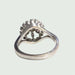 Ring 56 CONTEMPORARY DESIGN RING in 18 kt GOLD with DIAMONDS 58 Facettes Q960A