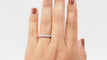 Bague 54 Alliance tour complet en or blanc et diamants 1,20ct 58 Facettes 32490