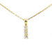 Three Diamond Gold Necklace Necklace 58 Facettes 220071R-220188R
