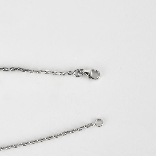 Collier Collier en Or Blanc & diamants 58 Facettes