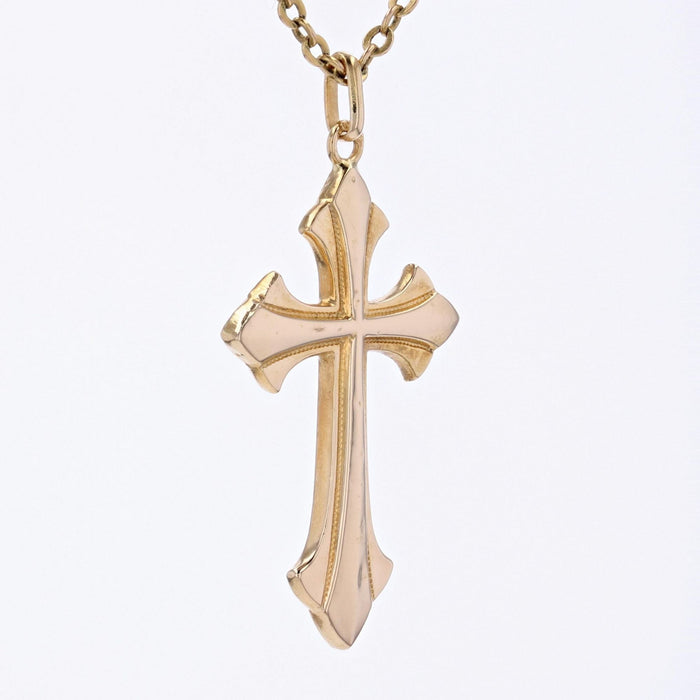 Pendentif Pendentif croix en or jaune 58 Facettes 21-310B