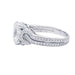 Ring 53 Mauboussin ring, “Subtil Message”, white gold, cushion diamond. 58 Facettes 32510