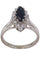 Bague BAGUE MARQUISE OR BLANC SAPHIR ET DIAMANTS 58 Facettes 077511