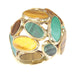 Ring 54 Gold ring set with malachite 58 Facettes 19231-0269