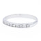 Bague 51 Bague Alliance Or blanc Diamant 58 Facettes 2283246CN