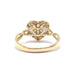 Ring Heart ring yellow gold diamonds 58 Facettes