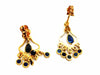 Earrings Drop Earrings Yellow Gold Sapphire 58 Facettes 1292373CN